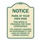 Signmission This Space Is Provided for Your Convenience the Company Assumes No Responsibility for, TG-1824-22808 A-DES-TG-1824-22808 - alternate 1